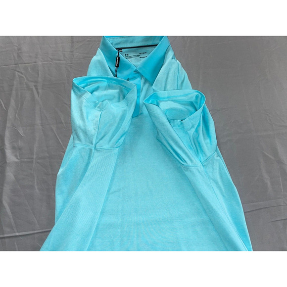 Under Armour HeatGear Loose Threadborne Polo Shirt. San Diego Gulls Hockey. NWT! - Picture 4 of 6